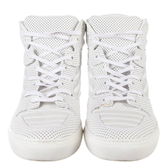Balenciaga: perforated high top sneakers size 8 / 41 - Picture 3 of 6